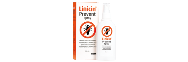 Brugsanvisning til Linicin Prevent Spray holder lus på afstand i mindst 7 timer Brugsanvisning til Linicin Prevent Spray holder lus på afstand i mindst 7 timer
